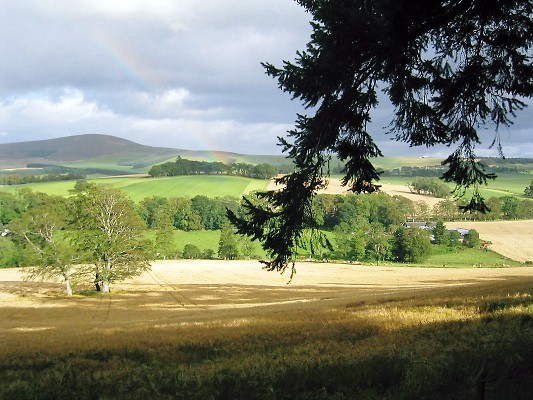 Countryside near to Craigievar Mill