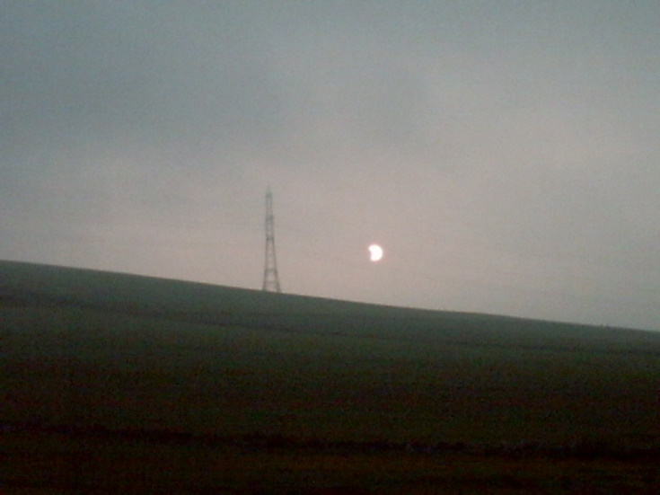 Partial Solar Eclipse at Chapel of Garioch