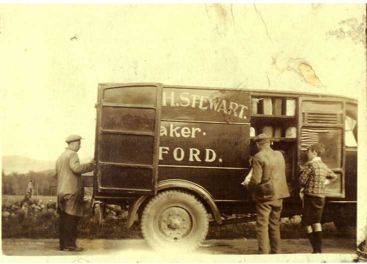 Stewart's Bakers van