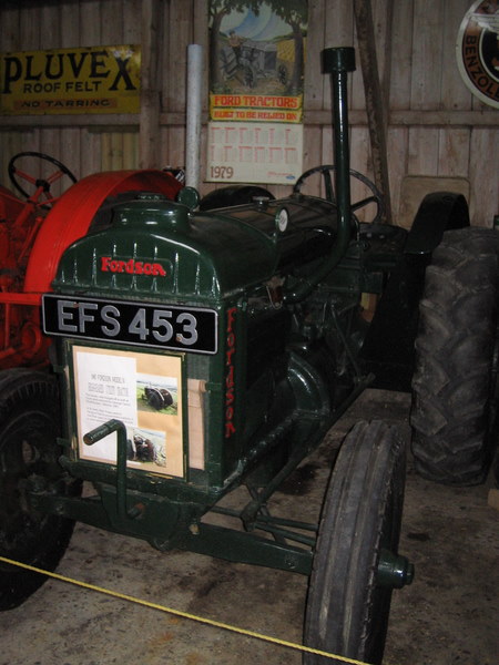 Fordson tractor at Alford Heritage Museum