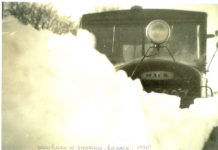 Big Mack Snowplough at Strathdon