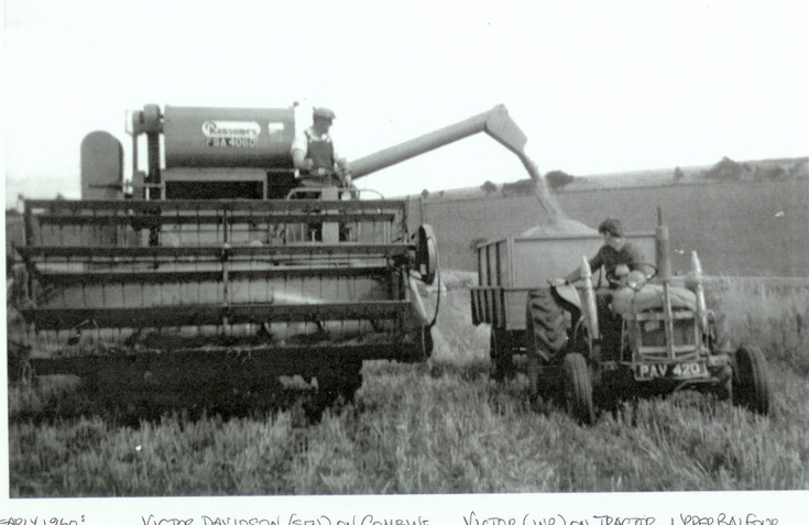 Combining at Upper Balfour, Alford