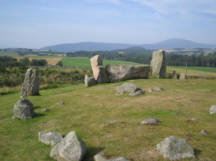 Tom na Hivrigh Stone Circle near Tarland