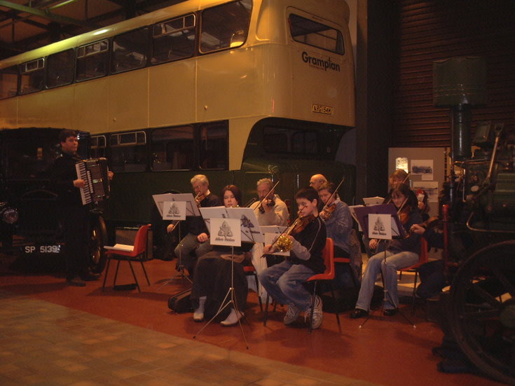 The Alford Fiddlers at Grampian Transport Museum