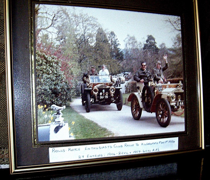 Photograph showing Rolls Royce Rally at Kildrummy