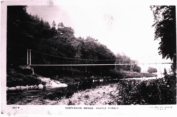 Suspension Bridge at Craigpot, Keig