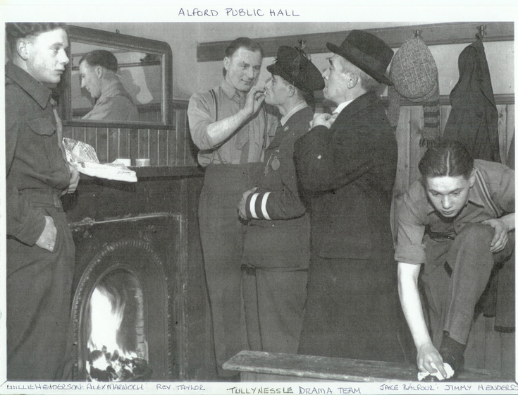 Tullynessle Drama Team at Alford Public Hall