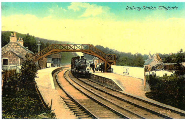 The Railway Station at Tillyfourie