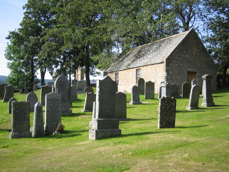 Migvie Kirk and Kirkyard