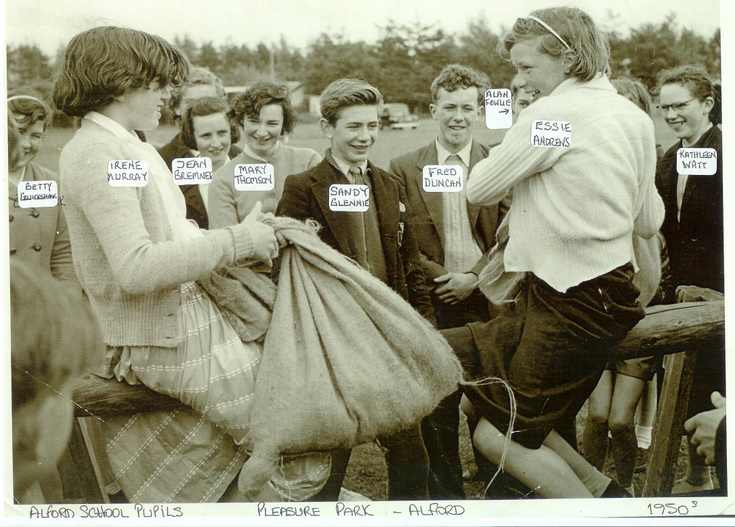 Alford School pupils enjoy the Pleasure Park