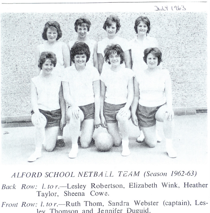Alford School Netball Team