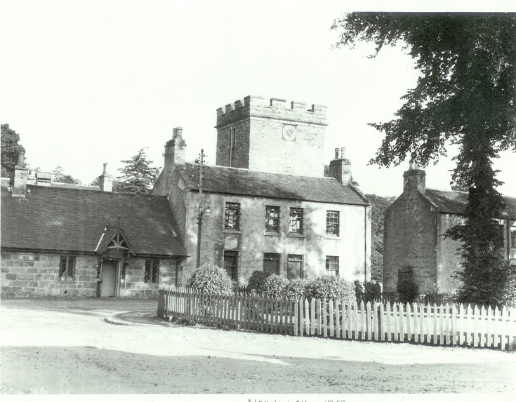 Monymusk Church Tower from the square