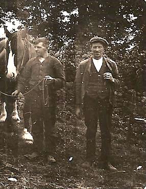 Farmworkers at Kirkton Farm, Cushnie