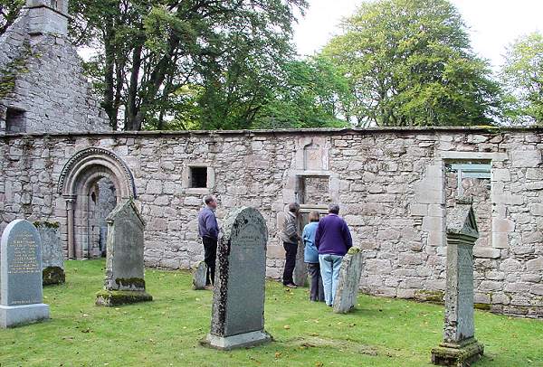 Members of OFARS at Auchindoir Kirk