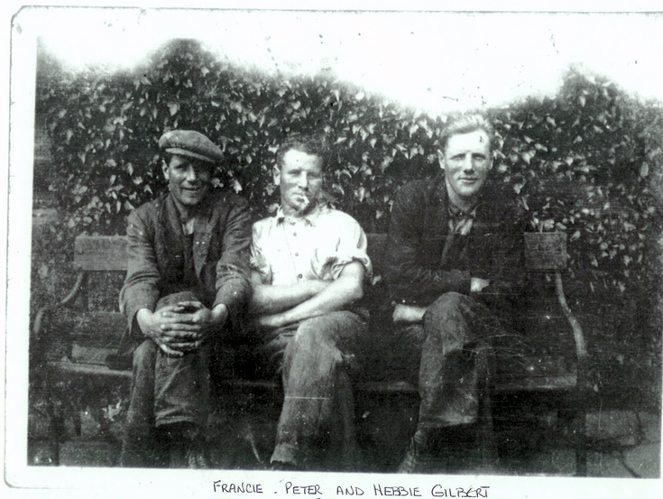 Francie, Peter and Hebbie Gilbert