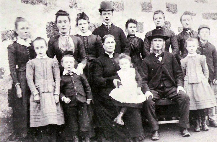 The Riach Family at Newton of Corse, Coull