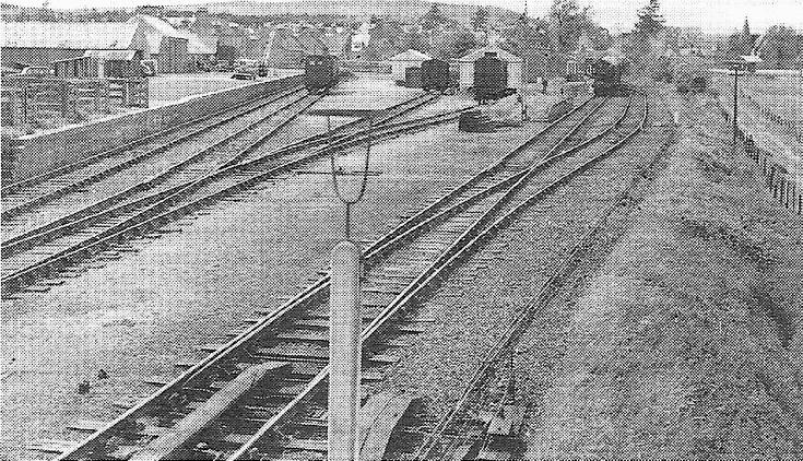 View from the signal box at Alford