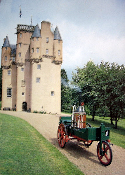 Craigievar Express at Craigievar Castle